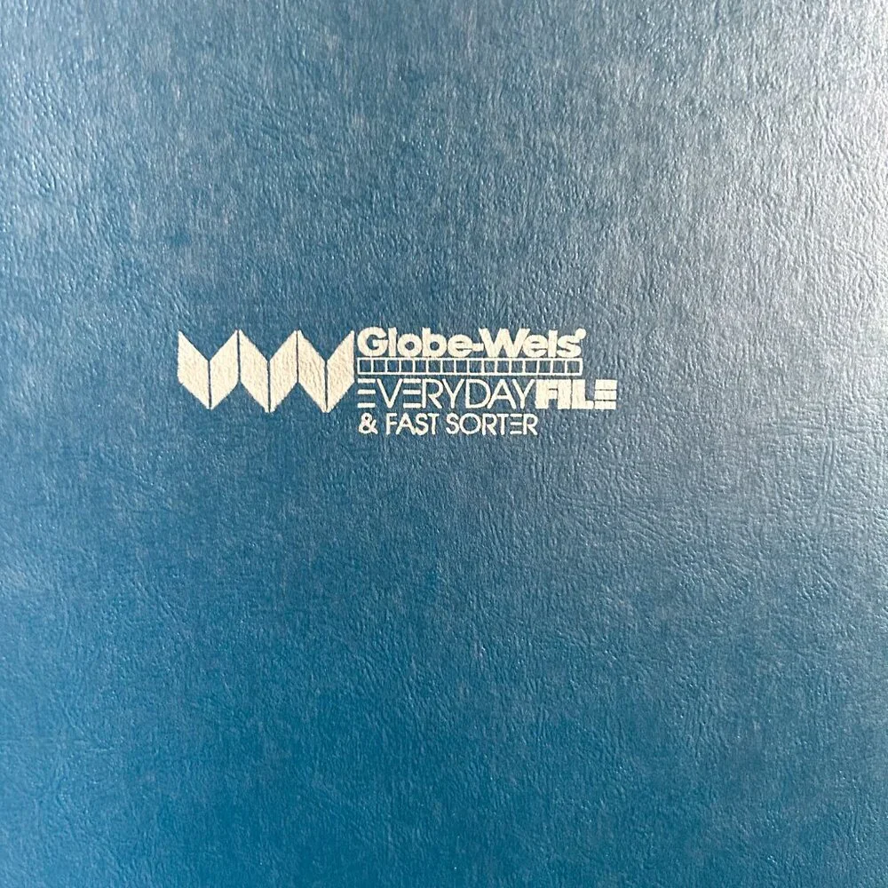 Globe Weis Everyday File Sorter, Daily and Monthly File Sorter, Desk Organizer